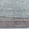 95% Poly 5% Span Tweed Jersey Tissu